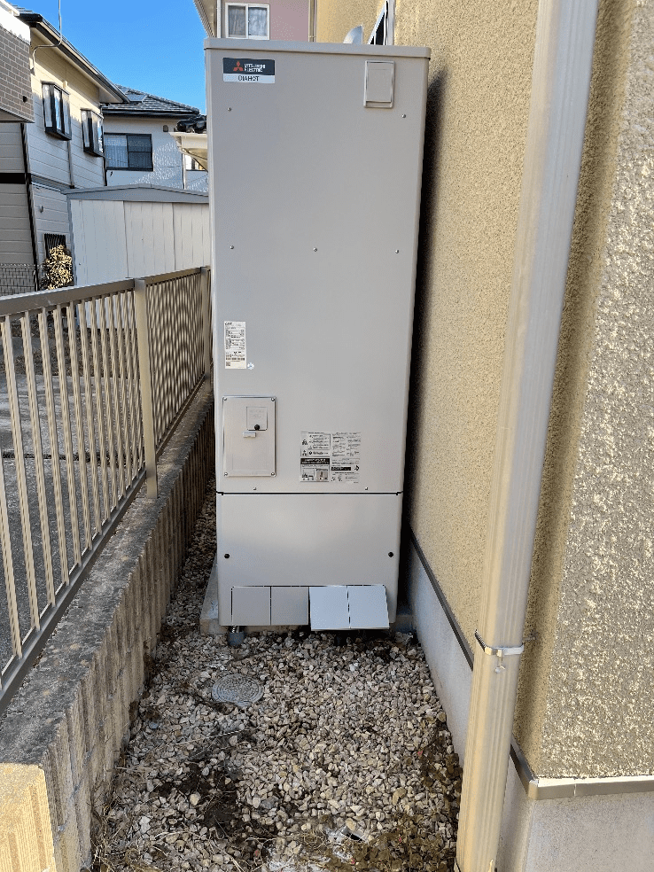 愛媛県伊予郡砥部町上原町エコキュート交換工事E様