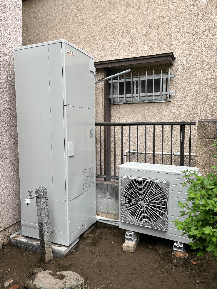 愛媛県北宇和郡松野町豊岡エコキュート交換工事A様