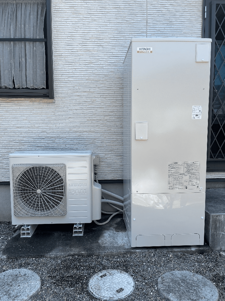 愛媛県東温市樋口エコキュート交換工事W様