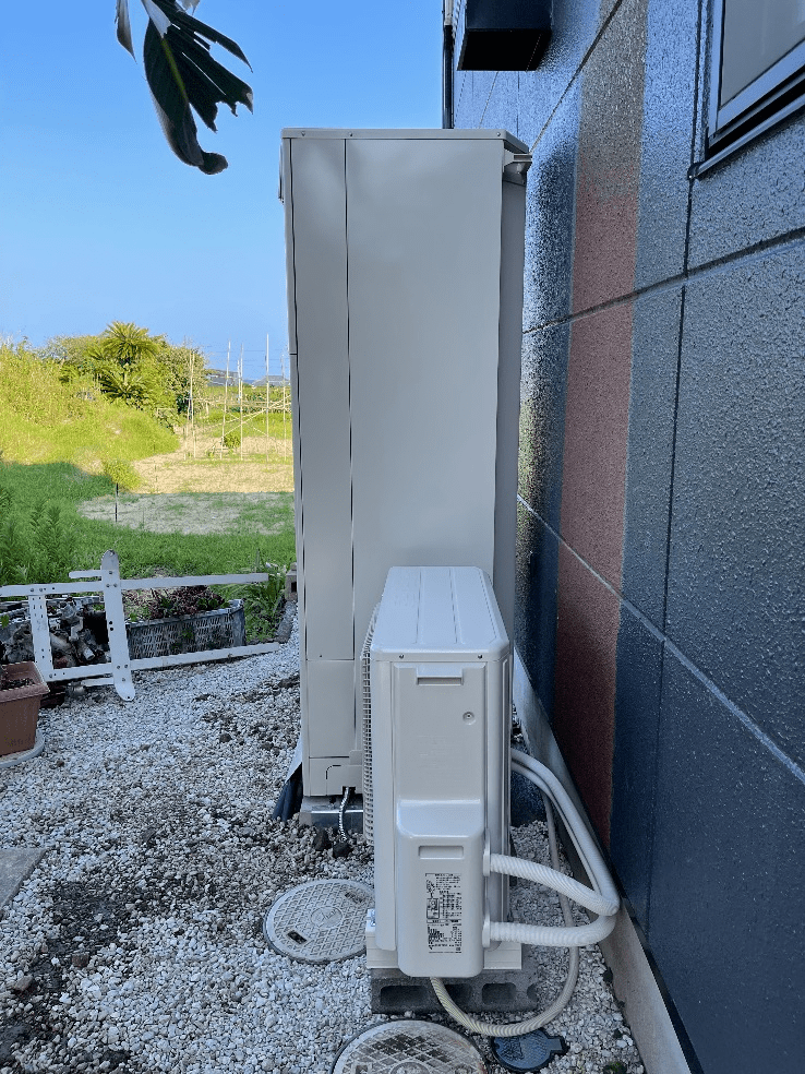 愛媛県越智郡上島町岩城エコキュート交換工事A様