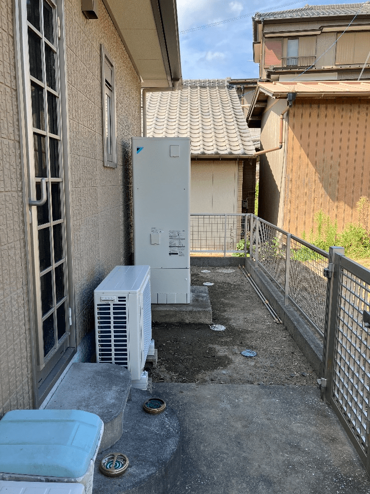 石川県七尾市旭町エコキュート交換工事A様
