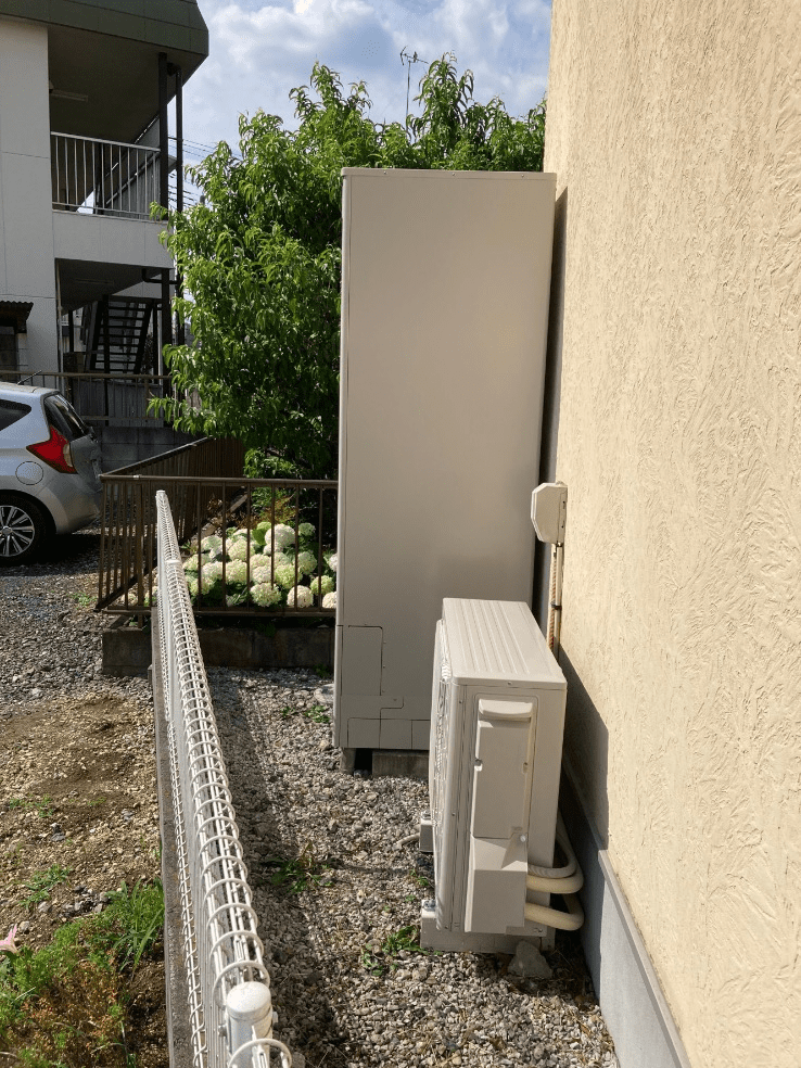 長崎県壱岐市石田町池田沖触エコキュート交換工事N様