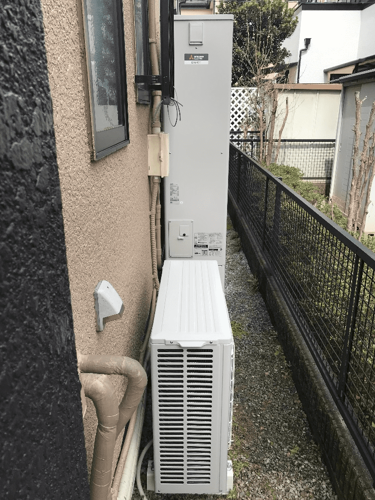 長崎県東彼杵郡波佐見町中尾郷エコキュート交換工事U様