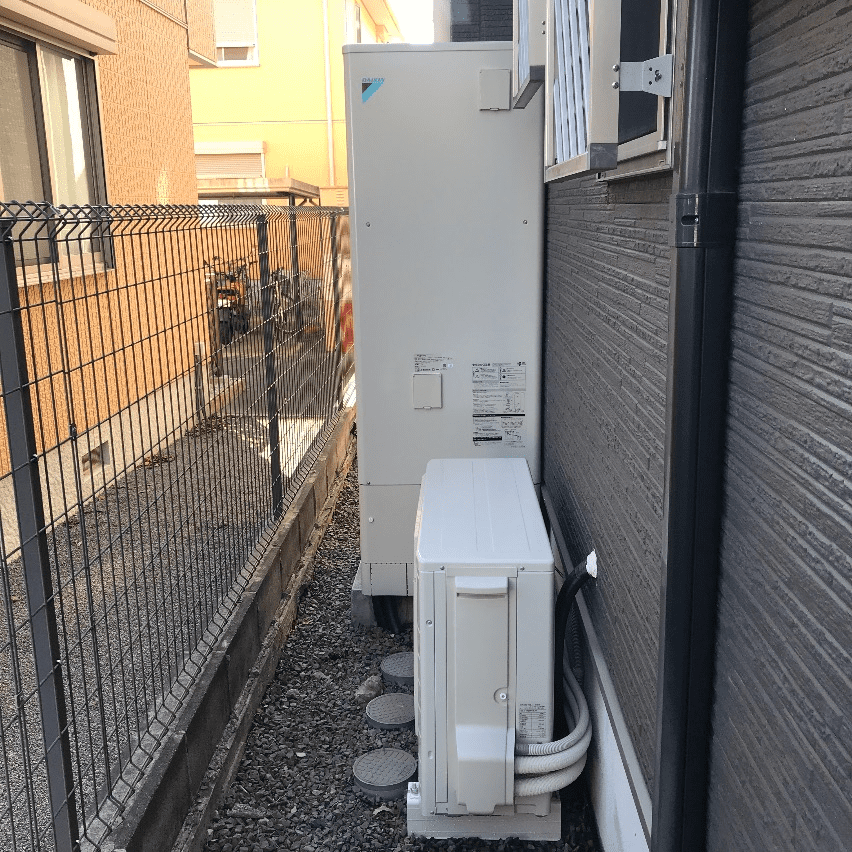 長崎県西彼杵郡長与町三根郷エコキュート交換工事N様
