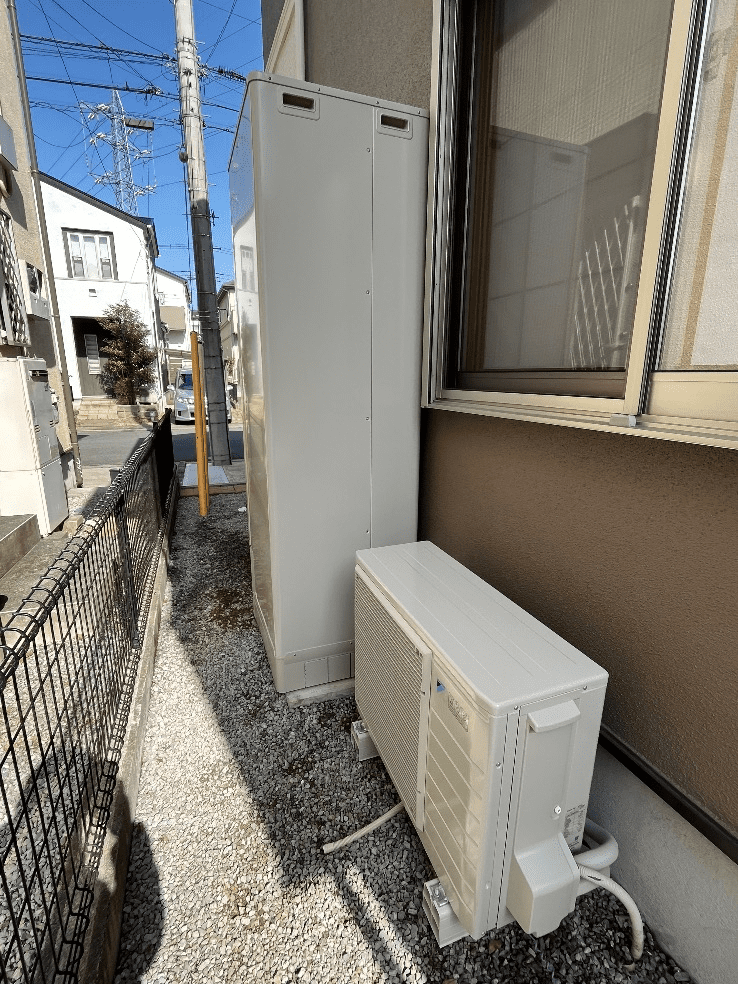 長崎県諫早市小川町エコキュート交換工事W様