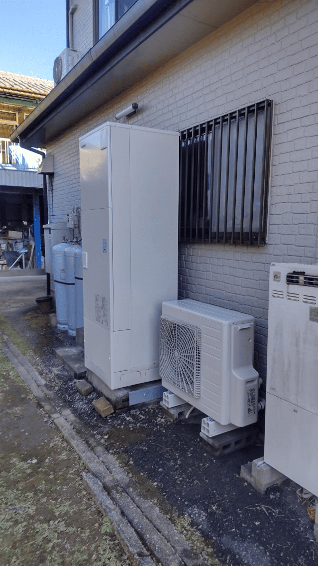 大分県速見郡日出町藤原エコキュート交換工事W様
