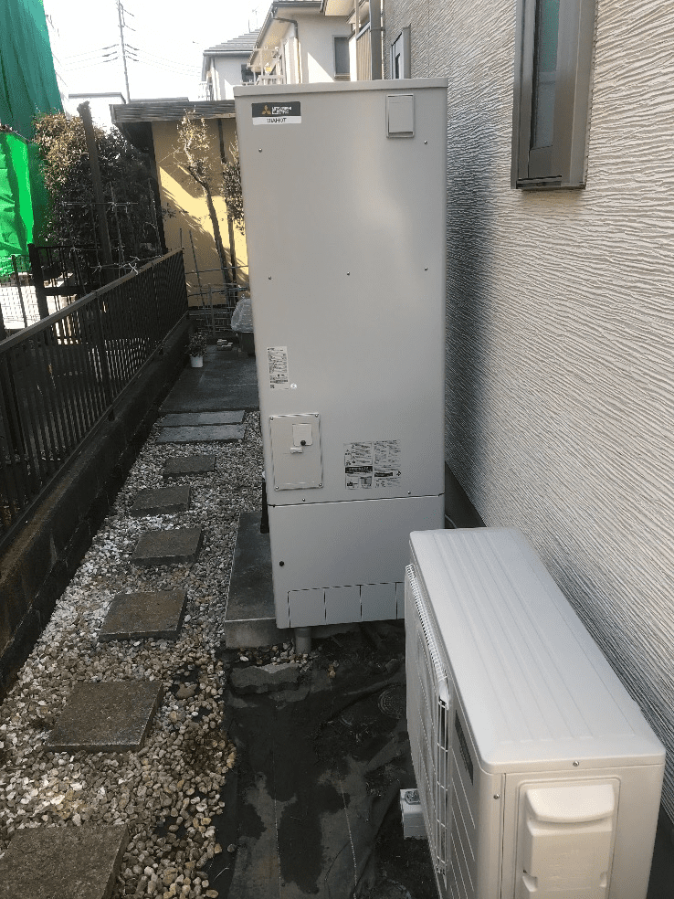 山梨県中央市今福 エコキュート交換工事T様