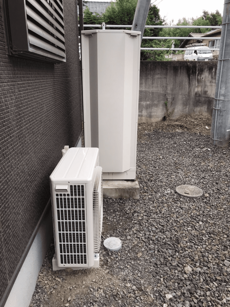 山梨県南アルプス市和泉エコキュート交換工事I様