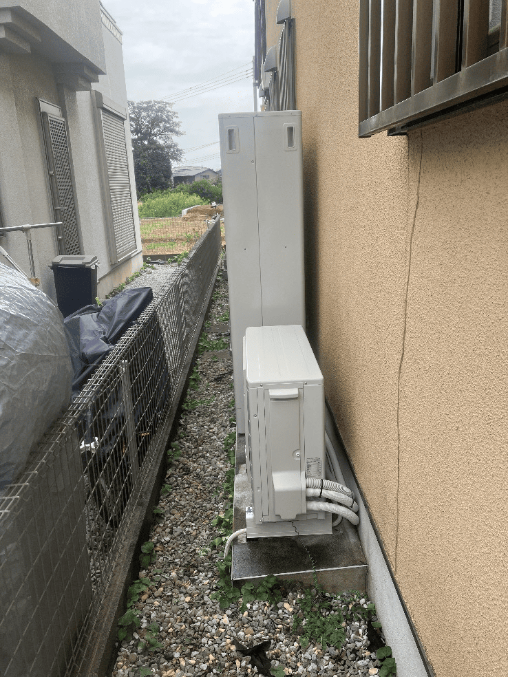 山梨県南巨摩郡身延町梅平エコキュート交換工事K様
