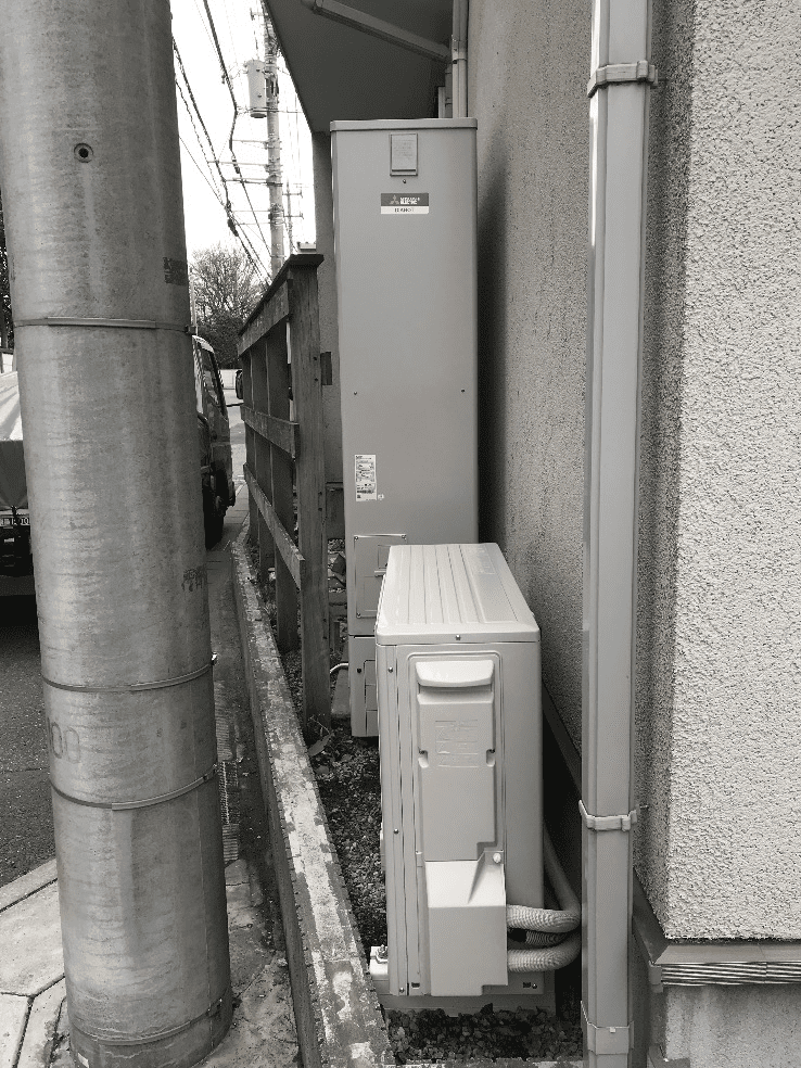 山梨県甲斐市岩森 エコキュート交換工事K様