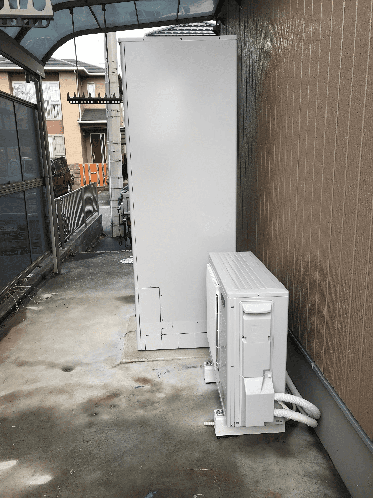 山梨県笛吹市石和町市部 エコキュート交換工事G様