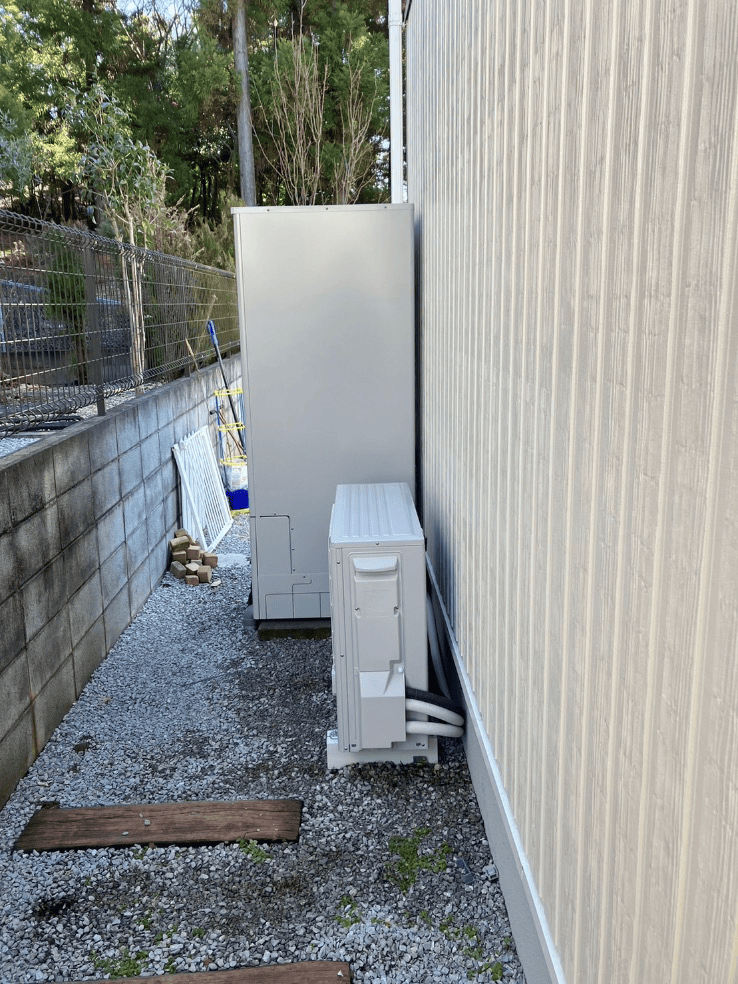 東京都西多摩郡瑞穂町大字箱根ケ崎エコキュート交換工事H様