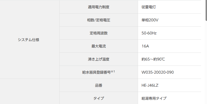 パナソニックHE-J46LZSをご検討の方へ