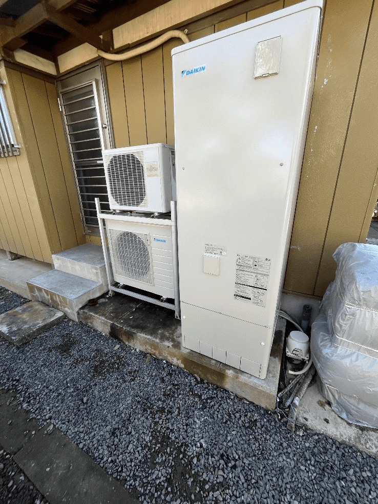 茨城県常陸太田市上土木内町エコキュート交換工事H様