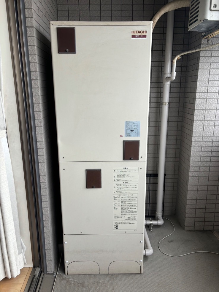 日立エコキュートBHP-TD373から日立エコキュートBHP-FG37XU｜エコキュート交換工事｜神奈川県川崎市幸区神明町｜マンション｜リブゼ川崎フローラルスクエア