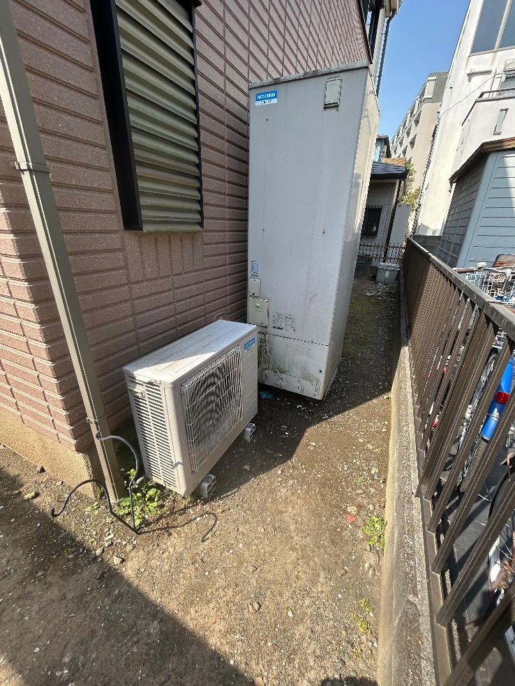 三菱エコキュートSRT-HPT55WUX6から三菱エコキュートSRT-S466U｜エコキュート交換工事｜神奈川県横浜市港北区大曽根