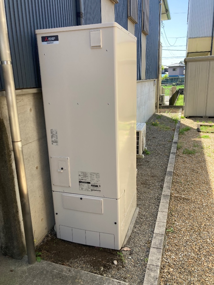 ハウステックエコキュートHHP-T371HATから三菱エコキュートSRT-S376｜エコキュート交換工事｜群馬県前橋市樋越町