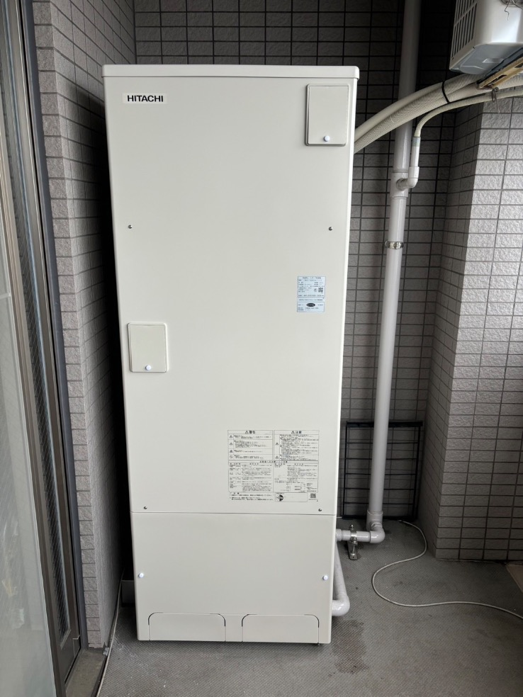 日立エコキュートBHP-TD373から日立エコキュートBHP-FG37XU｜エコキュート交換工事｜神奈川県川崎市幸区神明町｜マンション｜リブゼ川崎フローラルスクエア
