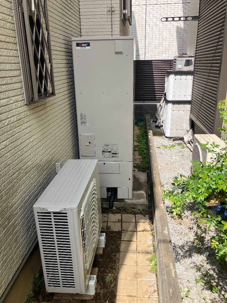 日立エコキュートBHP-TA462から三菱エコキュートSRT-S376｜エコキュート交換工事｜東京都世田谷区用賀｜タマホーム