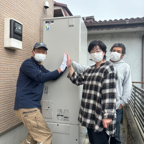 パナソニックエコキュートHE-KU46FXからパナソニックエコキュートSRT-S466U｜エコキュート交換工事｜埼玉県さいたま市岩槻区末田