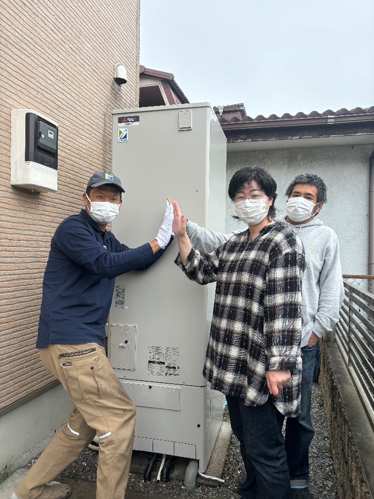 パナソニックエコキュートHE-KU46FXからパナソニックエコキュートSRT-S466U｜エコキュート交換工事｜埼玉県さいたま市岩槻区末田