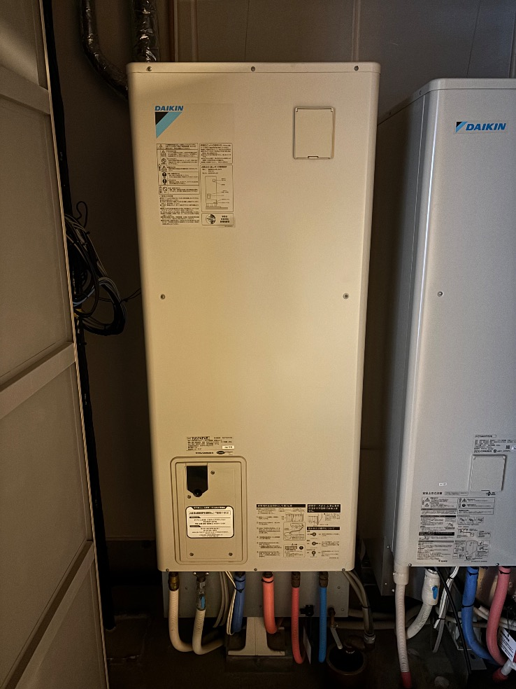 ダイキンエコキュートTU37KFVEからダイキンエコキュートEQX37YFVE｜エコキュート交換工事｜東京都江東区有明｜マンション｜ブリリア有明スカイタワー