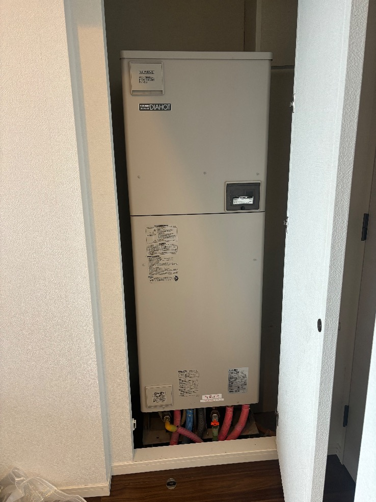 三菱エコキュートSRT-HPT30WD1-Eから三菱エコキュートSRT-W306D-BS2｜エコキュート交換工事｜東京都江東区豊洲｜マンション｜ザ・豊洲タワー