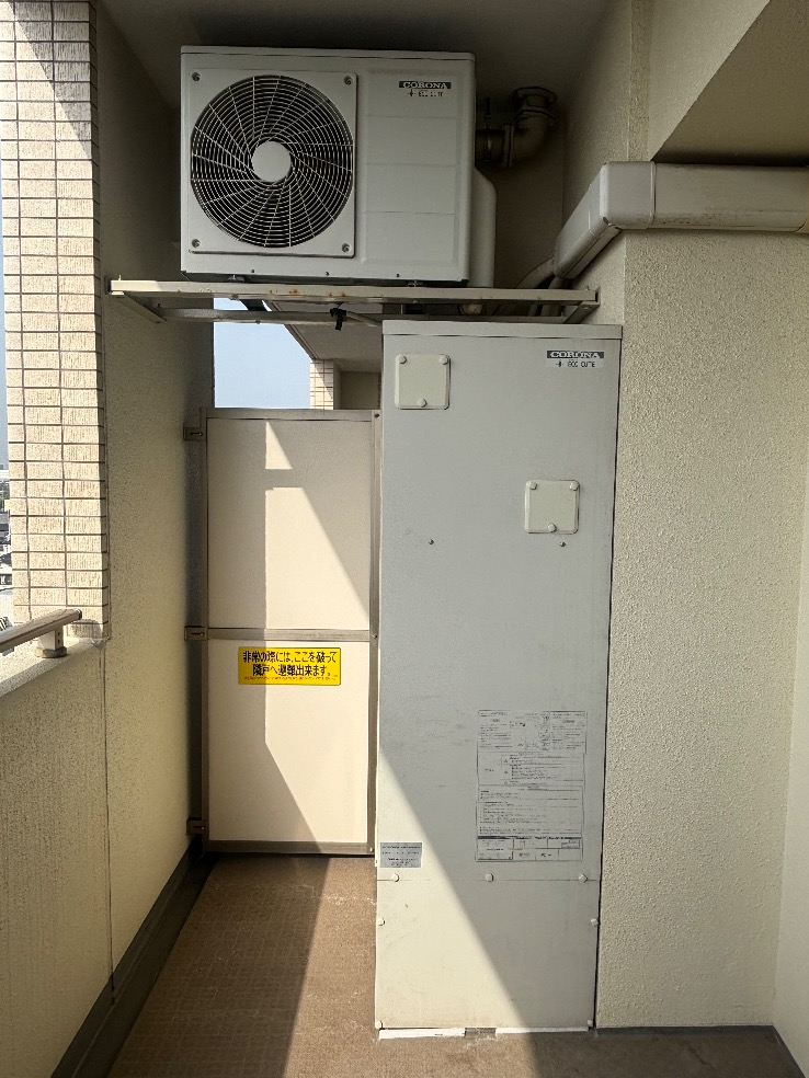 コロナエコキュートCTU-H301AからコロナエコキュートCHP-S30AY1-12B｜エコキュート交換工事｜埼玉県さいたま市桜区西堀｜マンション｜プラウド中浦和 