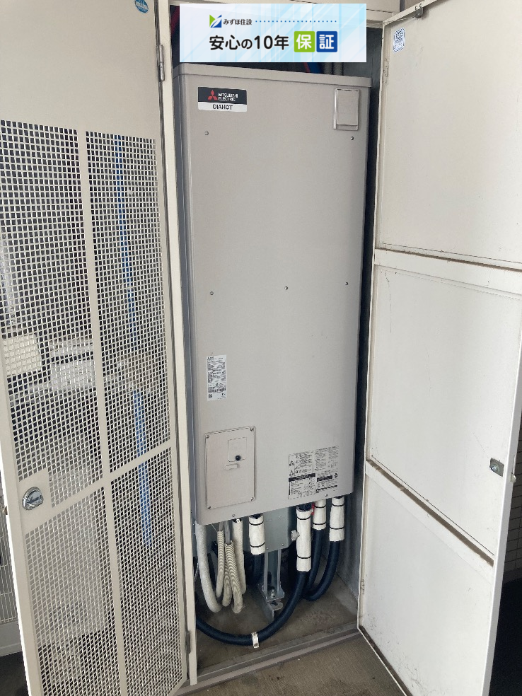 三菱エコキュートSRT-HPT30WD3から三菱エコキュートSRT-W306D-2｜エコキュート交換工事｜茨城県取手市取手｜マンション｜BELISTAタワー取手駅前 