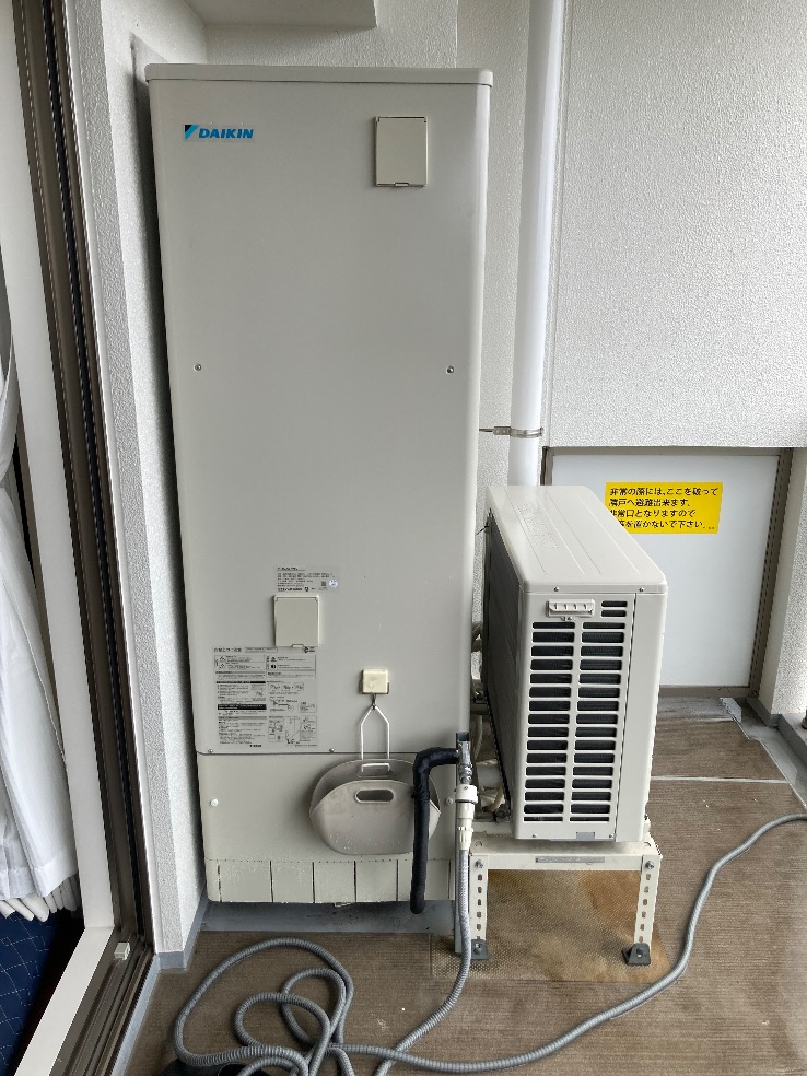 ダイキンエコキュートTU31GFCVからダイキンエコキュートEQA37YFV｜エコキュート交換工事｜埼玉県八潮市浮塚｜マンション｜アルネックスシティ