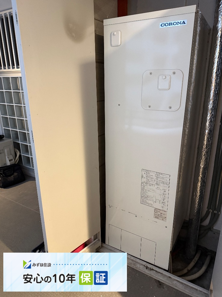 コロナエコキュートCHP-H3014AからコロナエコキュートCHP-S30AZ1-12｜エコキュート交換工事｜東京都港区芝浦｜マンション｜キャピタルマークタワー