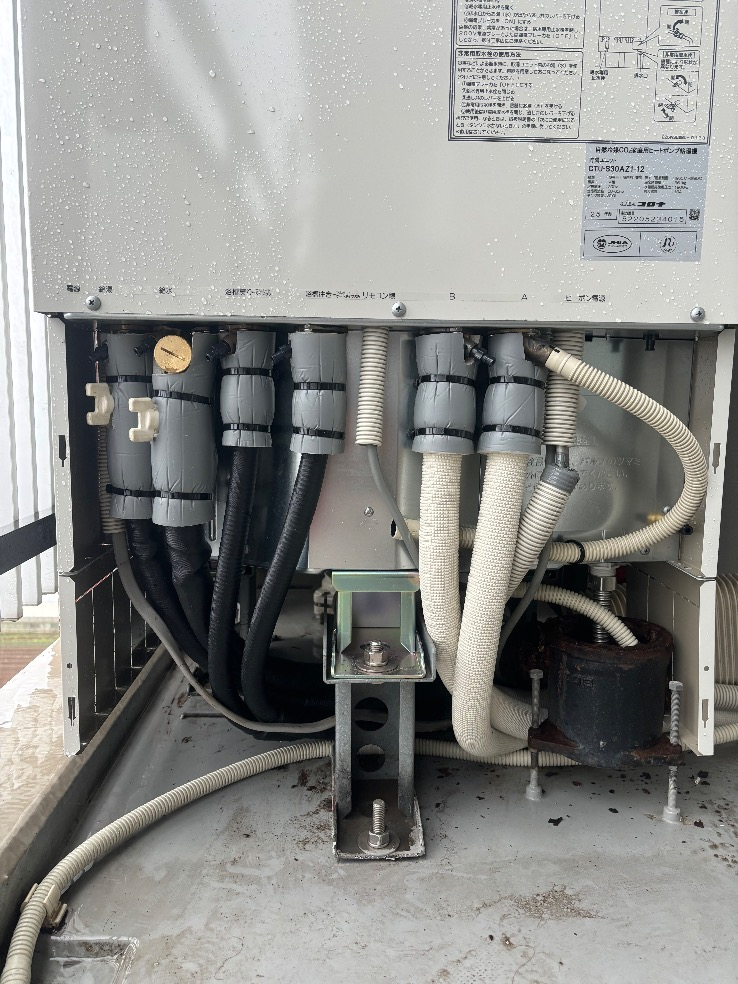 コロナエコキュートCTU-H3014AMからコロナエコキュートCHP-S30AZ1-12｜エコキュート交換工事｜千葉県船橋市上山町｜マンション｜ザ・ガーデンプレミアム 