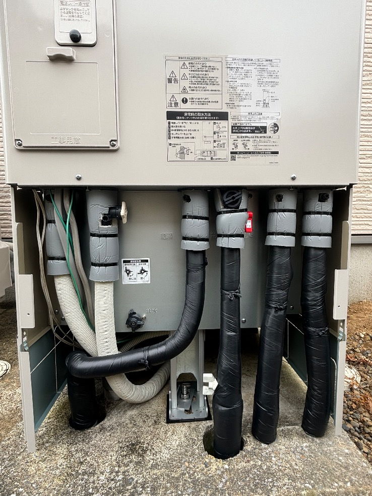 三菱エコキュートSRT-HPT37W1から三菱エコキュートSRT-S466｜エコキュート交換工事｜千葉県木更津市羽鳥野