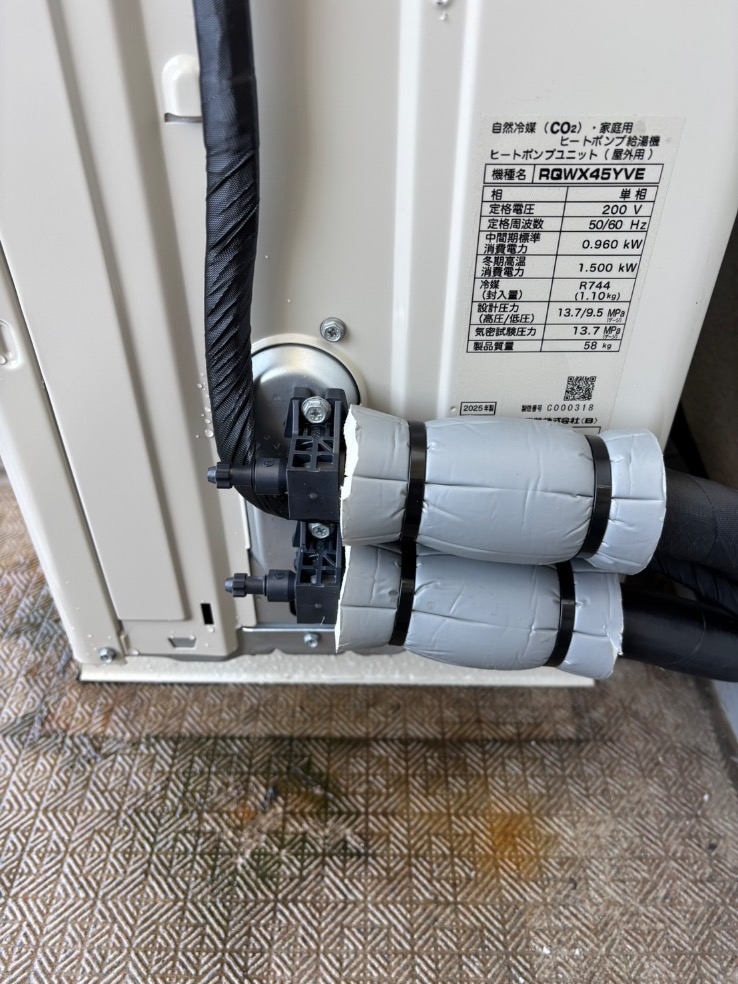 ダイキンエコキュートTU37KFVEからダイキンエコキュートEQX37YFVE｜エコキュート交換工事｜東京都江東区有明｜マンション｜ブリリア有明スカイタワー