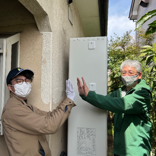 東芝エコキュートHWH-FB370WCTからコロナエコキュートCHP-E372AZ1｜エコキュート交換工事｜栃木県宇都宮市清原台