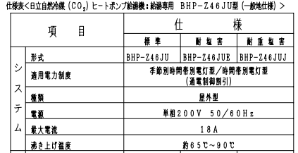 日立BHP-Z46JUからエコキュート交換、修理、取替えをご検討の方へ 