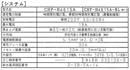 コロナCHP-H4615A-BLからエコキュート交換、修理、取替えをご検討の方へ