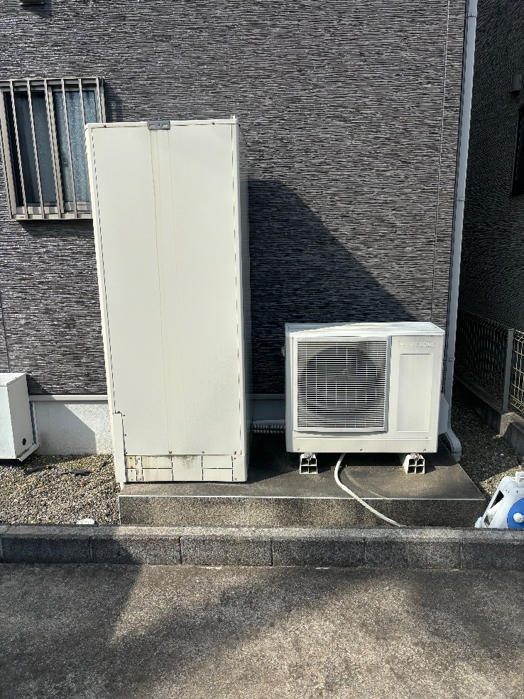 サンデンエコキュートEB-H37QTA3からダイキンエコキュートEQA46YFV｜エコキュート交換工事｜茨城県取手市藤代｜タカラレーベン