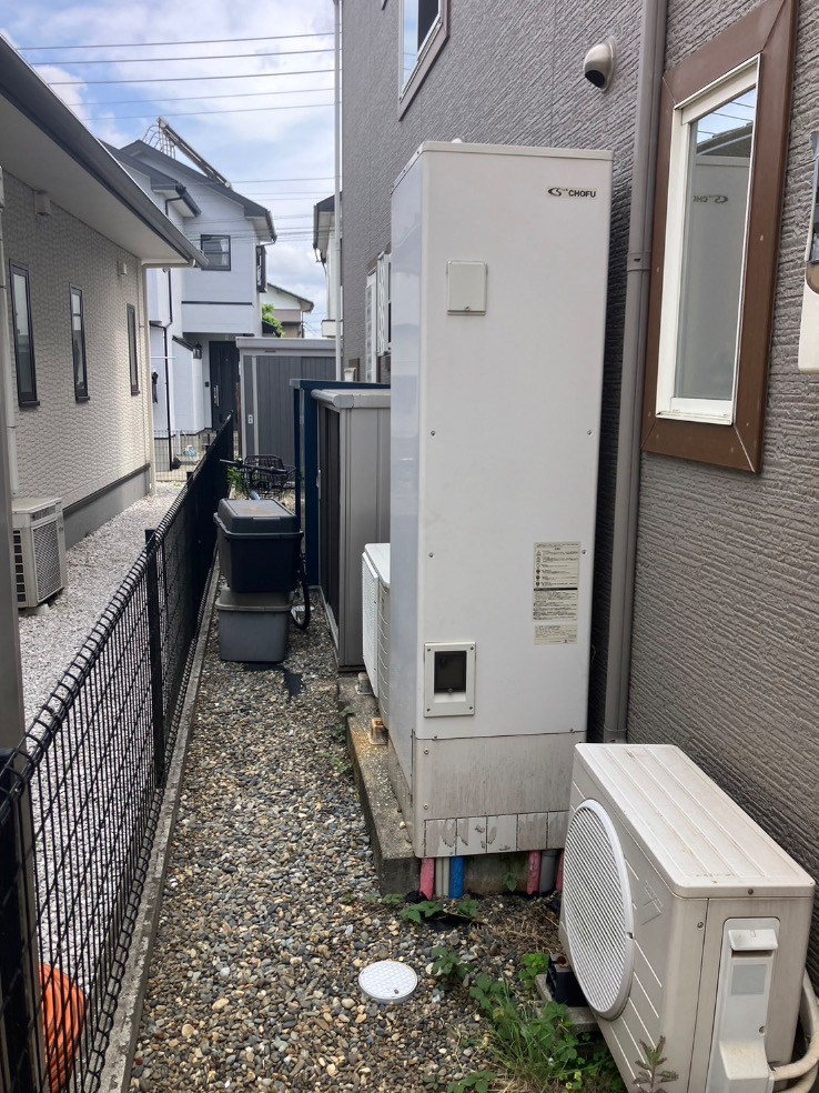 長府エコキュートET-3738GPXHから日立エコキュートBHP-F37XD｜エコキュート交換工事｜千葉県市原市椎津
