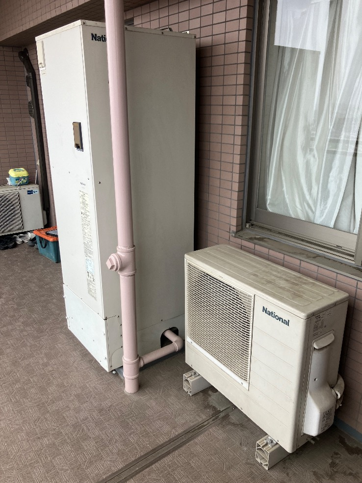 パナソニックエコキュートHE-30C3Qから三菱エコキュートSRT-S376｜エコキュート交換工事｜東京都北区浮間｜マンション｜クリオレジダンス北赤羽