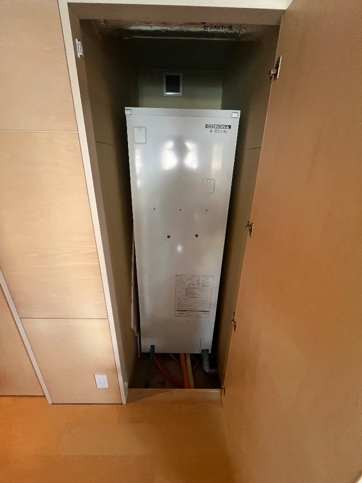 コロナエコキュートCHP-H3714Aから三菱エコキュートSRT-S376｜エコキュート交換工事｜東京都杉並区上井草｜マンション｜モダ・ビエント杉並柿木