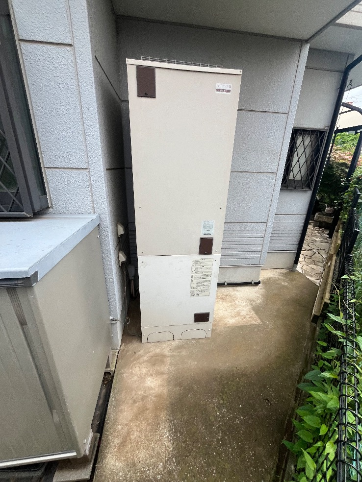 日立電気温水器BE-F56CWUから三菱エコキュートSRT-S376U｜エコキュート交換工事｜千葉県船橋市上山町