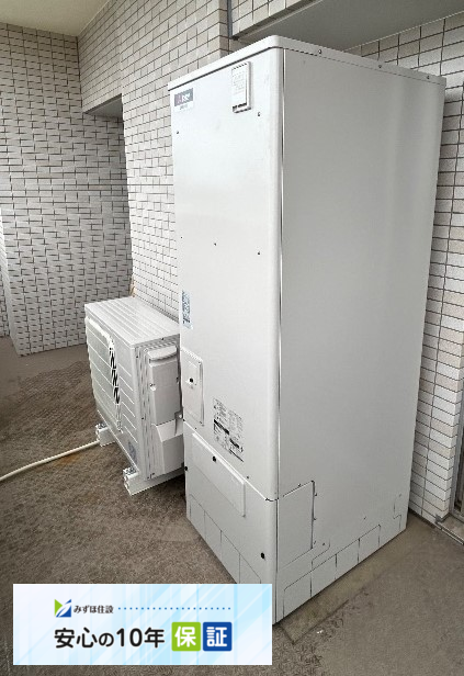 パナソニックエコキュートHE-30C3Qから三菱エコキュートSRT-S376｜エコキュート交換工事｜千葉県富里市日吉倉｜マンション｜センチュリー成田