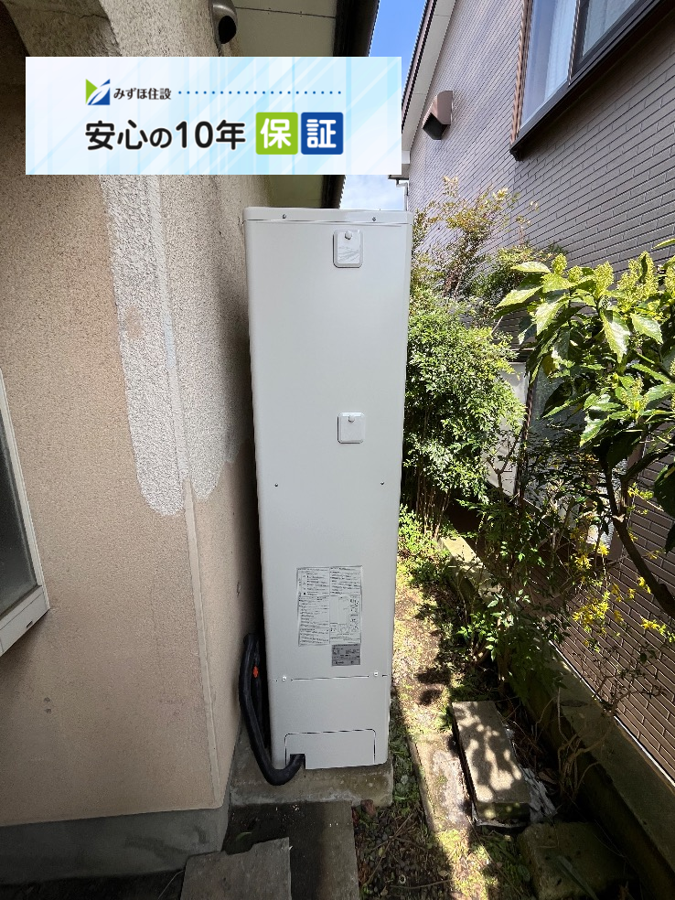 東芝エコキュートHWH-FB370WCTからコロナエコキュートCHP-E372AZ1｜エコキュート交換工事｜栃木県宇都宮市清原台