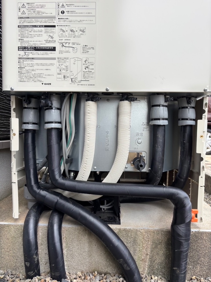 サンデンエコキュートEB-H37QTA3からダイキンエコキュートEQA46YFV｜エコキュート交換工事｜茨城県取手市藤代｜タカラレーベン