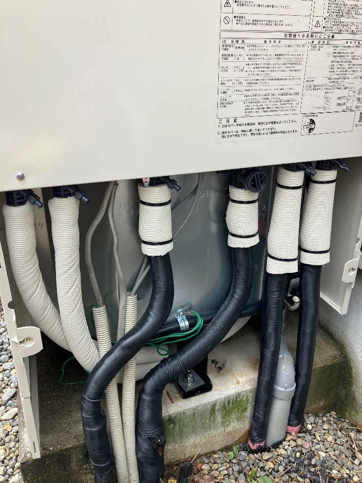 長府エコキュートET-3738GPXHから日立エコキュートBHP-F37XD｜エコキュート交換工事｜千葉県市原市椎津