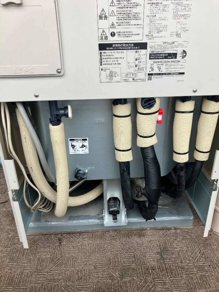 パナソニックエコキュートHE-30C3Qから三菱エコキュートSRT-S376｜エコキュート交換工事｜東京都北区浮間｜マンション｜クリオレジダンス北赤羽