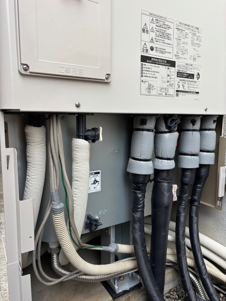 三菱エコキュートSRT-HPT37W5から三菱エコキュートSRT-S466｜エコキュート交換工事｜東京都練馬区早宮