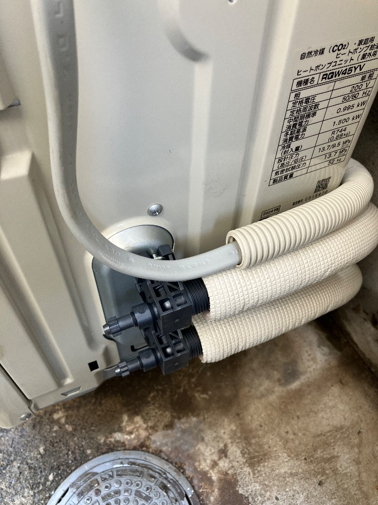 日立エコキュートBHP-TD372からダイキンエコキュートEQA37YFV｜エコキュート交換工事｜埼玉県さいたま市見沼区御蔵｜ 