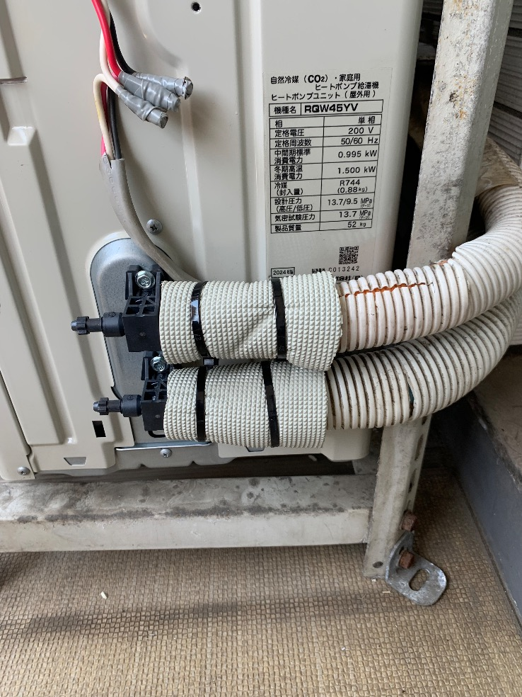 パナソニックエコキュートHE-30C4QMからダイキンエコキュートEQA37YFV｜エコキュート交換工事｜東京都江戸川区南葛西｜マンション｜グリーンホームズ南葛西イーライフ